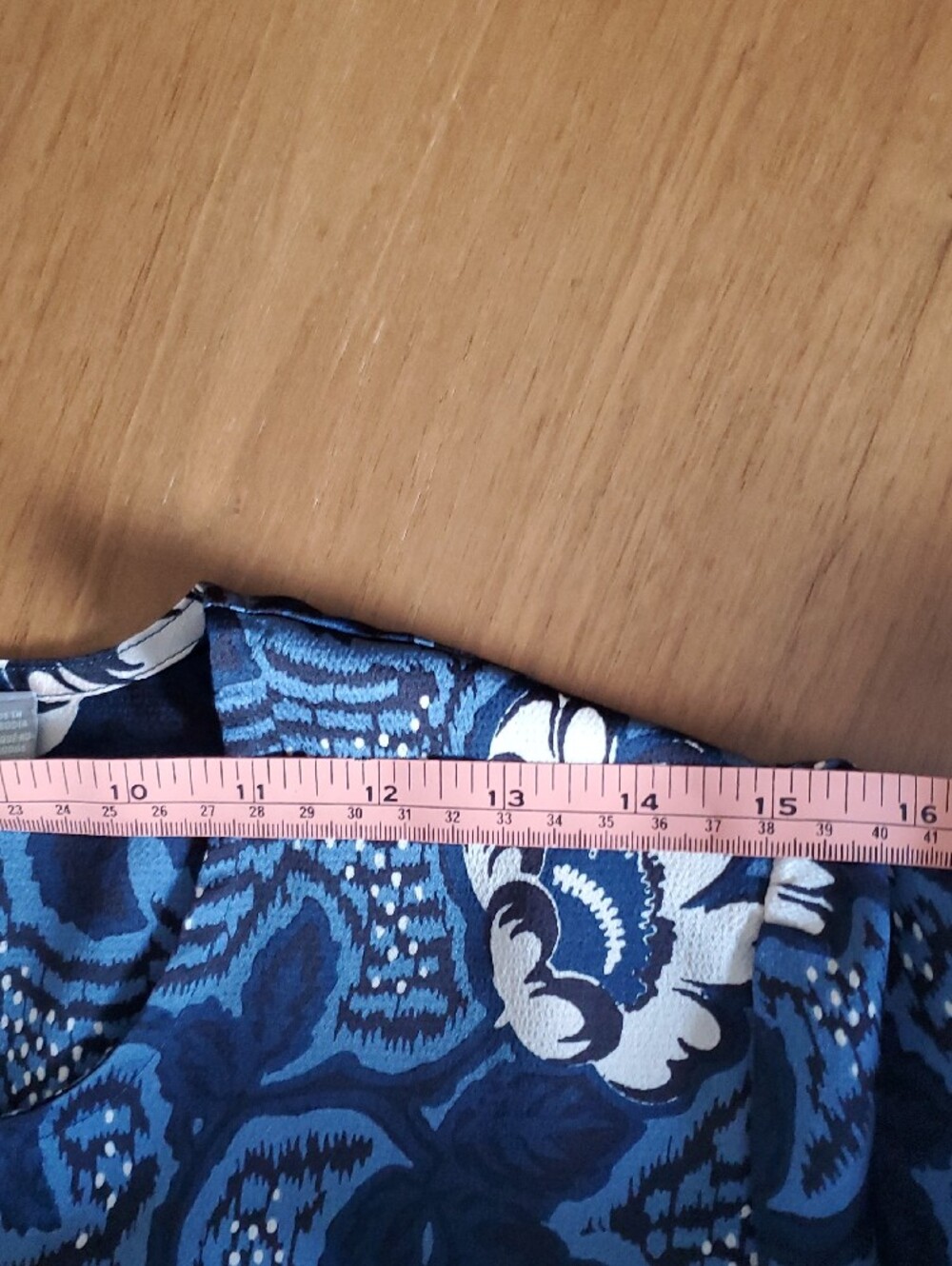 Ted Baker Navy and Cream Floral Long-Sleeve Top - Picture 7 of 10
